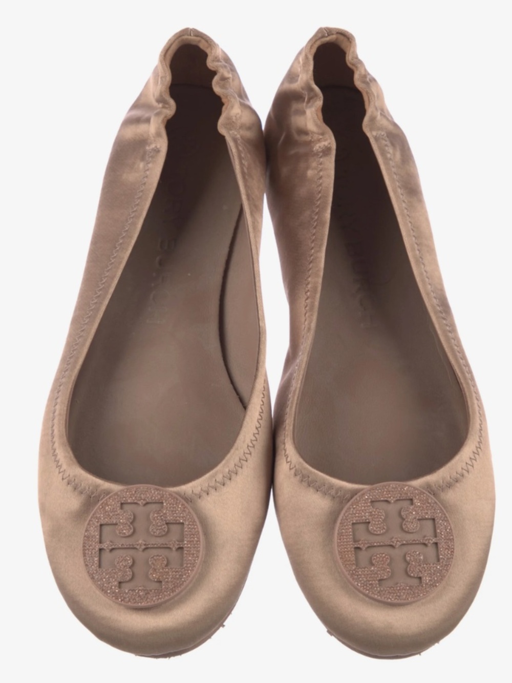 Tory Burch Satin Ballet Flats Size 8